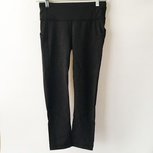 Lululemon Black Cropped Leggings Size 4